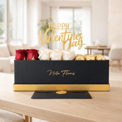 Hearts Entwined | Valentine’s Rose Box | Nola Flowers