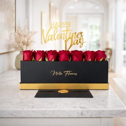 Eternal Heart | Valentine’s Heart Rose Box | Nola Flowers